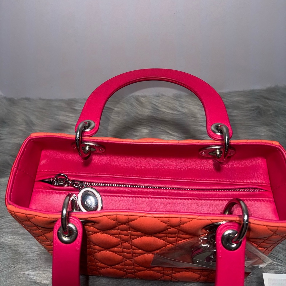 Lady Dior Medium Bicolor Cannage~with COA - Picture 5 of 10